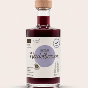 Heidelbeeren Oxymel Naturkonzentrat der Kräuteralp Oberhorn aus wilden Heidelbeeren
